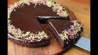 Chocolate cake recipe - eggless - super moist chocolate cake - without condensed milk