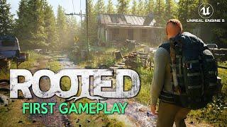 ROOTED Gameplay Demo | New Post-Apocalyptic Survival like THE LAST OF US MMO in Unreal Engine 5