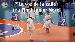 "La voz de la calle" en la 1ra Final Junior Novel | Concurso Marinera en el Mundo Miraflores 2024