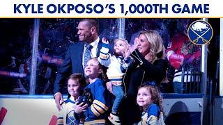 The Buffalo Sabres Honor Captain Kyle Okposo Ahead Of His 1,000th NHL Game