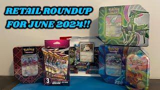 EVOLVING SKIES ON A BUDGET!! Retail Roundup Pokemon Card Opening for June 2024!!