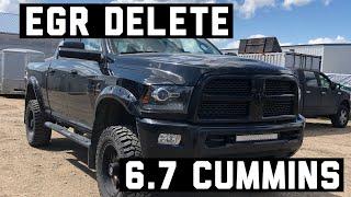 How to: Installing Flo-Pro EGR delete kit on 2016 Dodge Ram 2500 6.7 Cummins