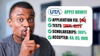 How To Get Scholarships To UTA (And Apply FREE)