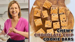 Anna Olson Teaches You How to Make CHOCOLATE CHIP COOKIE BARS!