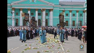 Великое богослужение по иконе Божией Матери Знамение.