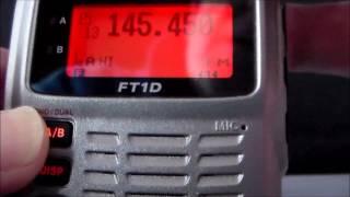 Yaesu FT1D Setup