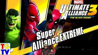 Marvel Ultimate Alliance 3  - Chapter 3-2 Spider-Man, Dead Pool, Hulk, Ironman