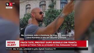 FRAȚII TATE, PROTEST DUPĂ SCENELE DIN FRANȚA_Știri B1TV_29 iulie 2024