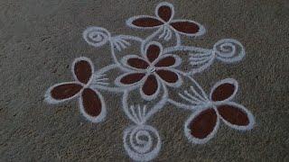 Beautiful design kolangal by pavithra rangoli kolam