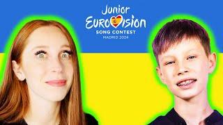 LET'S REACT UKRAINE'S SONG FOR JUNIOR EUROVISION 2024 - ARTEM KOTENKO "DIM"