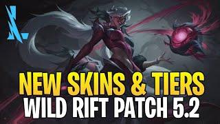WILD RIFT - New Skins And FREE SKINS For Patch 5.2 | LEAGUE OF LEGENDS: WILD RIFT