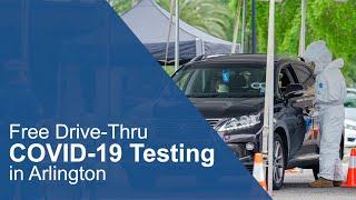 Free Drive-Thru COVID-19 Testing in Arlington