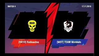 [RA1D vs WOT] WoT Blitz Twister Cup 2018 Finals (Radioactive vs TEAM Wombats)