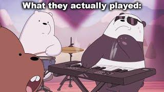 Pianos are Never Animated Correctly... (We Bare Bears)