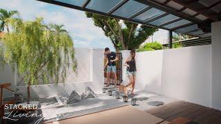 Inside A Couple's Dream HDB Landed Home With A Japanese Zen Garden