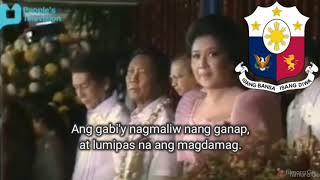 "Bagong Pagsilang/Lupang Hinirang" [recorded during the Lifting of Martial Law, Jan. 17, 1981]