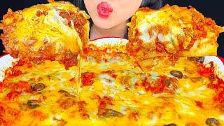 ASMR CHEESY LASAGNA *AUDIO FAIL* | EATING SOUNDS | MUKBANG | ASMR PHAN