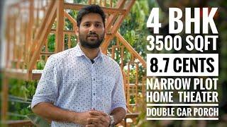 | Narrow Plot | 8.7cents | 4BHK | 3500 SqFt | Trissur | Expert Advise - Ep 2 | Creo Homes, Cochin |