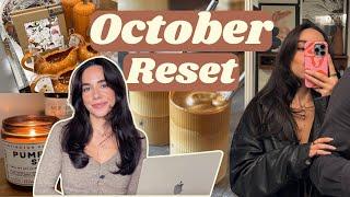 OCTOBER RESET  budgeting, financial goals, monthly reflections, books, favorites, and goals