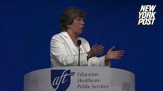 AFT’s Randi Weingarten warns of fascism, violence if Trump is elected in ‘unhinged’ speech