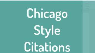 Chicago Style Format (17th) - Manuscript, Footnotes & Endnotes