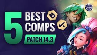 5 BEST Comps in TFT Patch 14.3 | Set 10 Teamfight Tactics Guide