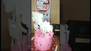 HOMEMADE SAKURA BIRTHDAY CAKE, BAKE BY MAMA DANISH