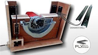 Diy Table saw with Circular Saw || The Blade Lift Mechanism_Part 01