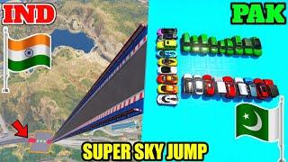 GTA 5 INDIA VS PAKISTAN VS SUPER CARS SUPER SKY JUMPING CHALLENGE - Gta 5 Gameplay