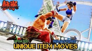 Tekken 6 - Unique Character Item Animations Showcase (4K) (Updated) (Re-edited) (Remastered)