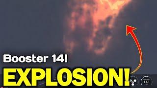 SpaceX Starship Flight 9 Booster 14 BIG EXPLOSION Landing FOOTAGE REVEALED!