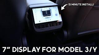 Tesla Model 3/Y Rear Entertainment Display Installation | Available for 2023 Models