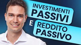 Investimenti passivi e reddito passivo per la pensione anticipata