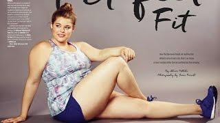 Plus-size model graces cover of fitness magazine