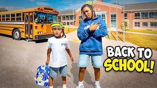 I’M GONNA CRY  CJ AND LEGEND FINALLY GO TO SCHOOL TOGETHER