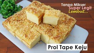 RESEP PROL TAPE KEJU PANGGANG ENAK | Lembut dan Mudah, Tanpa Mikser