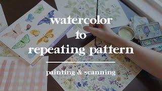 Painting & Scanning Your Artwork  Make seamless patterns in Photoshop! |