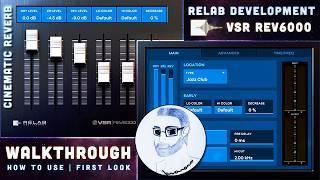VSR REV6000 Walkthrough - Relabs' new authentic reverb plugin in action! First Look, Usage & Sound