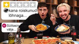 Eesti HALVIM Ja PARIM Pasta..?! (Google Hinnangud 7)