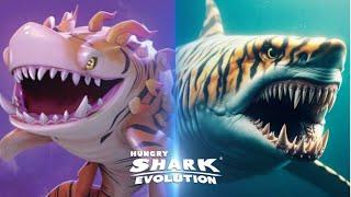 ALL HUNGRY SHARK EVOLUTION IN REAL LIFE NEW 2023 (ENEMY SHARK UPDATE)