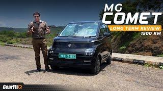 MG Comet - Long Term Review (1500 km driven) | Pros & Cons | GearFliQ