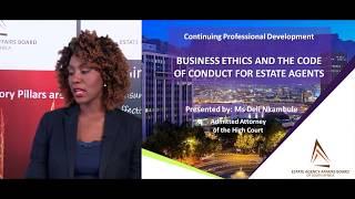 Business Ethics and the Code of Conduct for Estate Agents