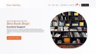 WordPress Book Shop Theme