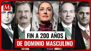 ¡200 años de liderazgo masculino! Conoce a los presidentes de México