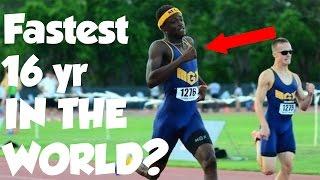 FASTEST 16 yr. IN THE WORLD? - Tyrese Cooper - Track and Field Nation