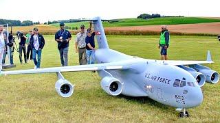 WORLD´S LARGEST ELECTRIC RC MODEL AIRCRAFT FROM TYLER PERRY / 149KG C-17 GLOBMASTER FLIGHT DEMO !!!