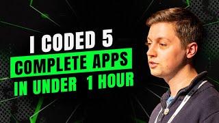 How I Made 5 Apps In 1 Hour | SwiftUI + CoreData Coding Challenge
