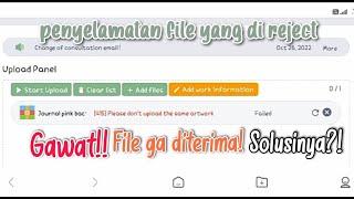 Penyelamatan File Yang Di Reject part 1 #pngtree #contributorindonesia