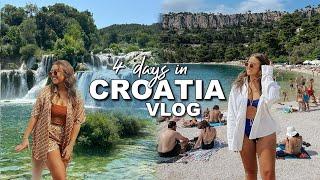 CROATIA TRAVEL VLOG  4 days in split, hvar, korčula, & the krka waterfalls! (pt.1) | morgan yates