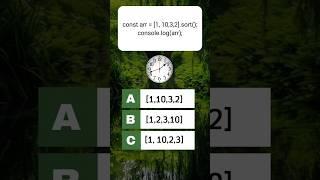 javascript quiz | coding test #javascript #js #viral #new #youtubeshorts #shorts #trending #web #dev